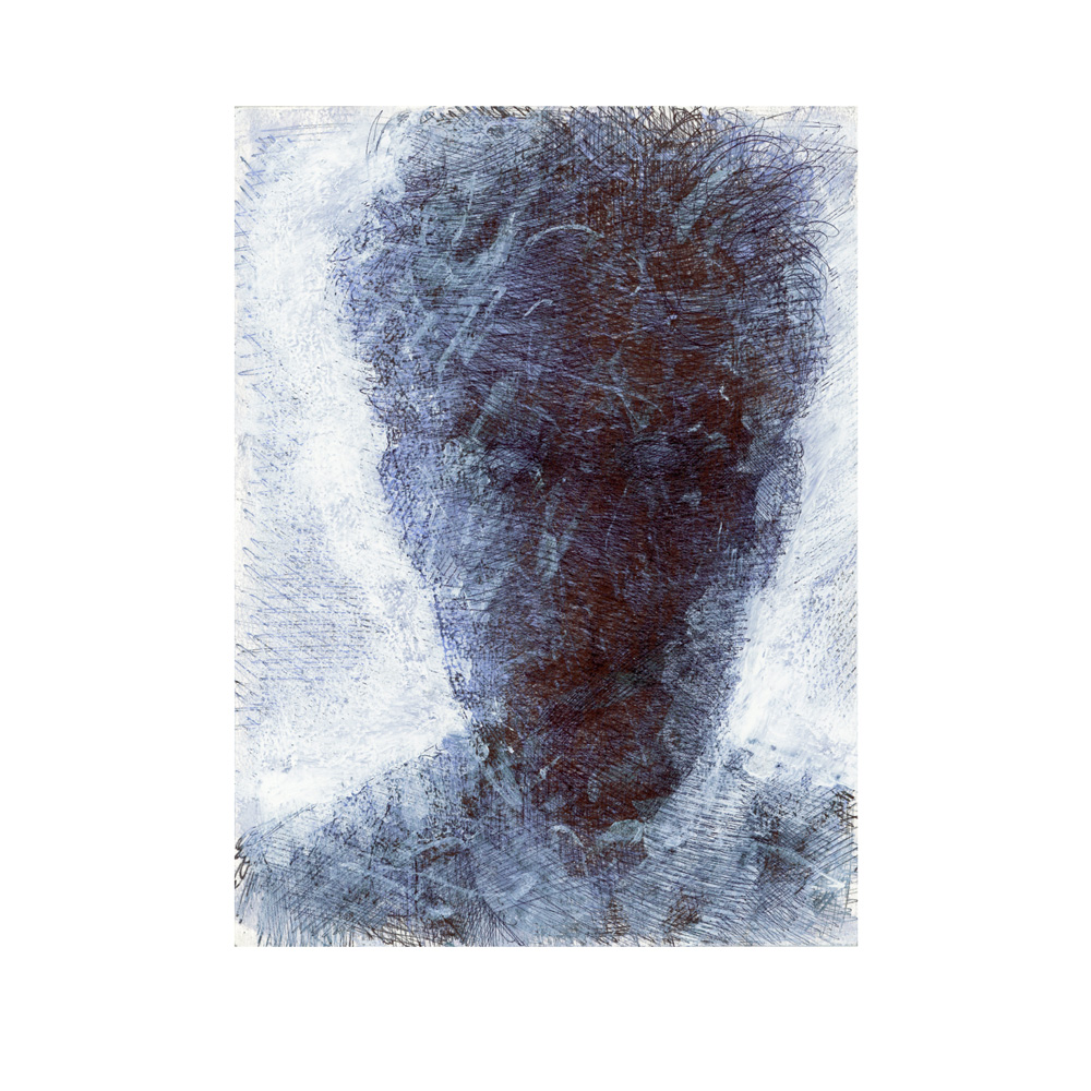 Claudio Zorzi - Drawings - Transmutation (Study for Self-portrait)